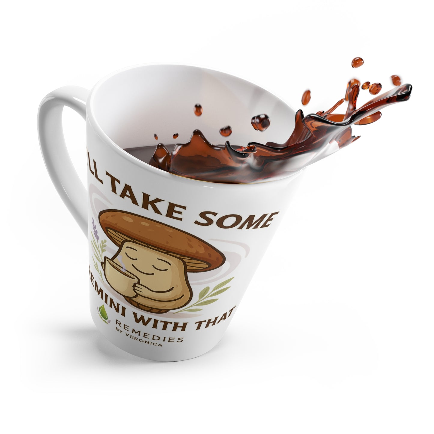 Cozy Mushroom Latte Mug | Cute Coffee Cup, Gift for Coffee Lovers, Home Décor, Unique Kitchenware, Funny Mug FREE SHIPPING