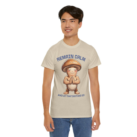Funny Mushroom Tee - Unisex Heavy Cotton