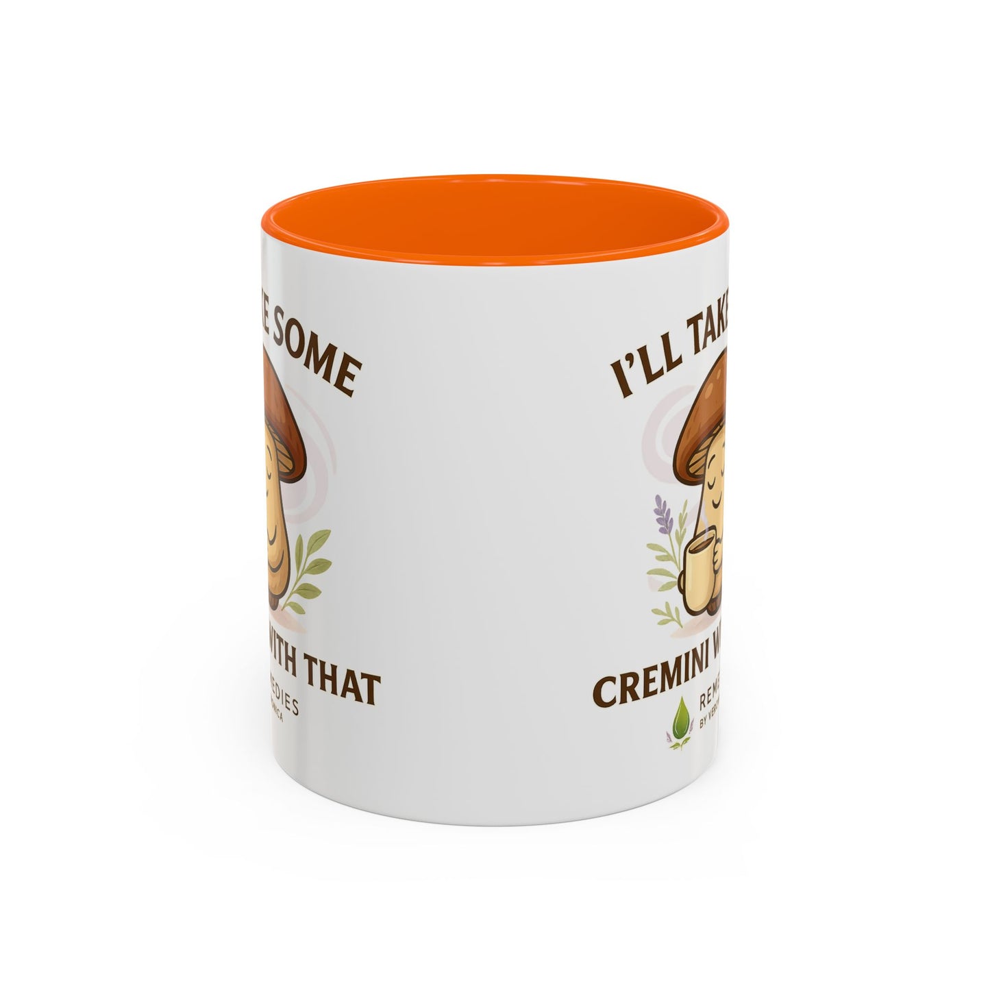 Mushroom Coffee Mug - "I'll Take Some Cremini With That" (SHIPS FREE)