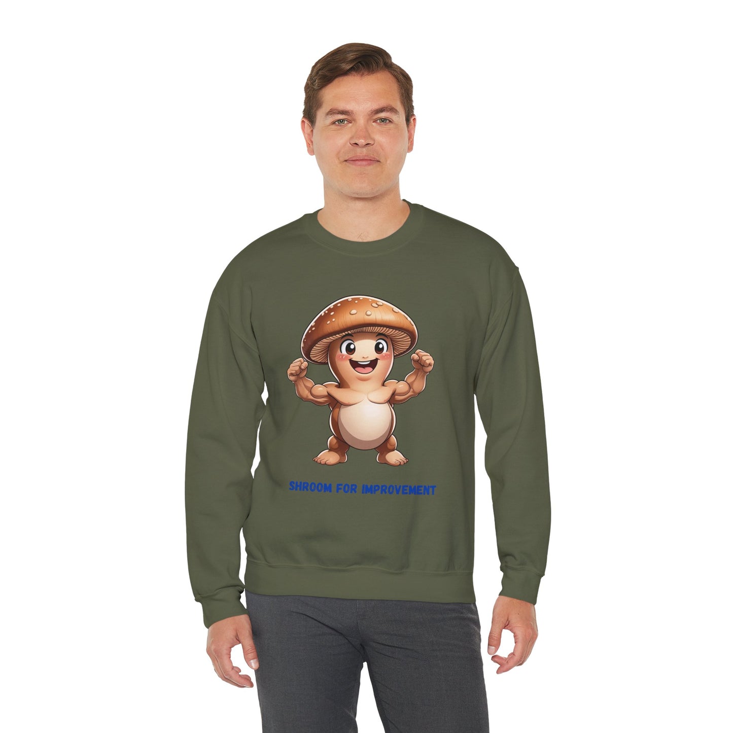 Shroom for Improvement Crewneck Sweatshirt (SHIPS FREE)