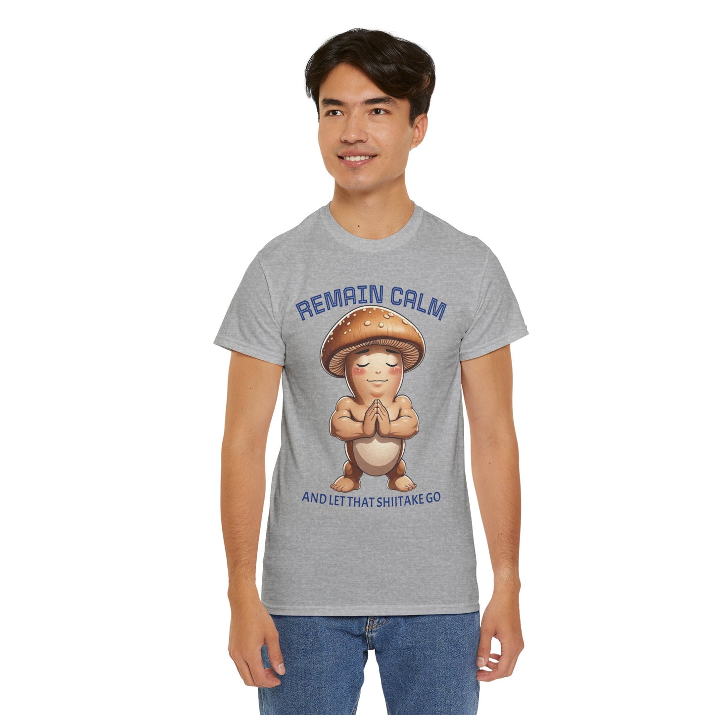 Funny Mushroom Tee - Unisex Heavy Cotton