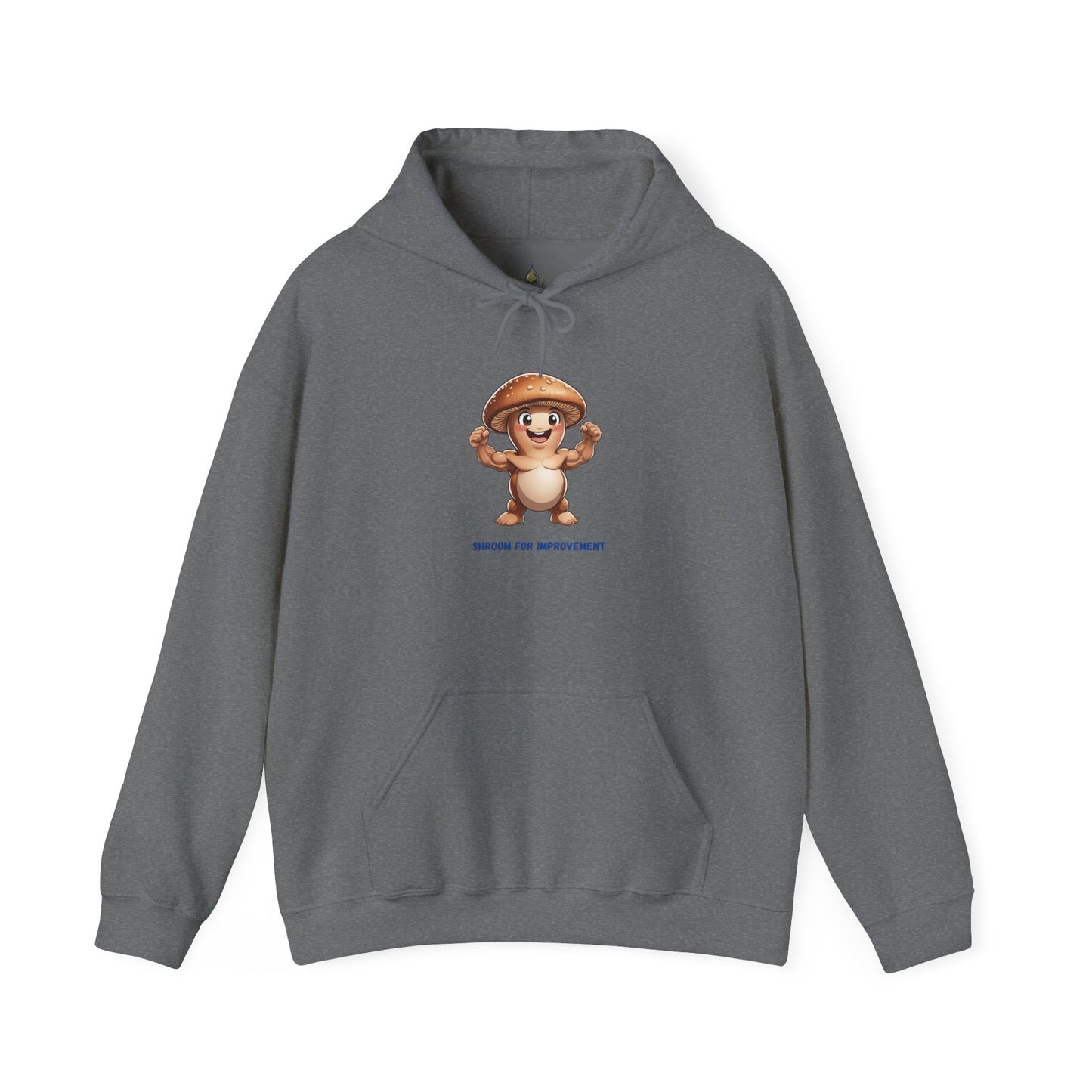 Shroom For Improvement Funny Mushroom Character Hoodie (SHIPS FREE)