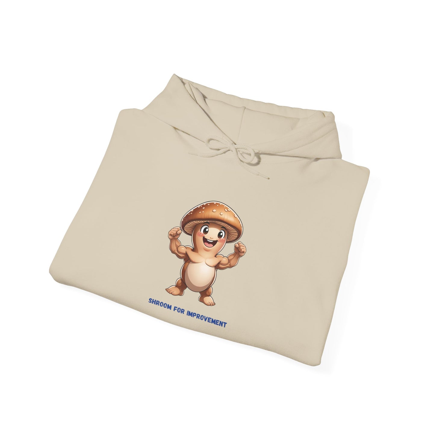 Shroom For Improvement Funny Mushroom Character Hoodie (SHIPS FREE)