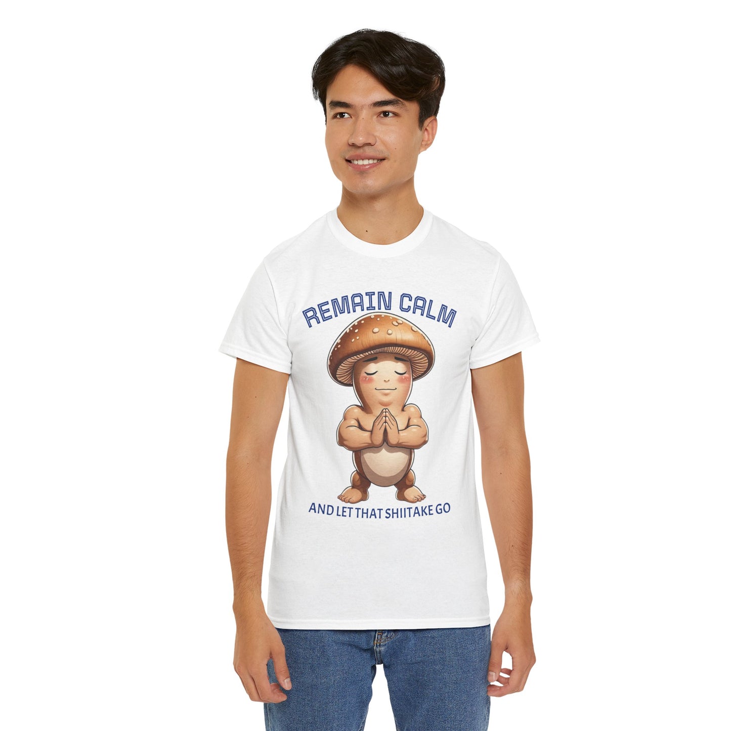 Funny Mushroom Tee - Unisex Heavy Cotton