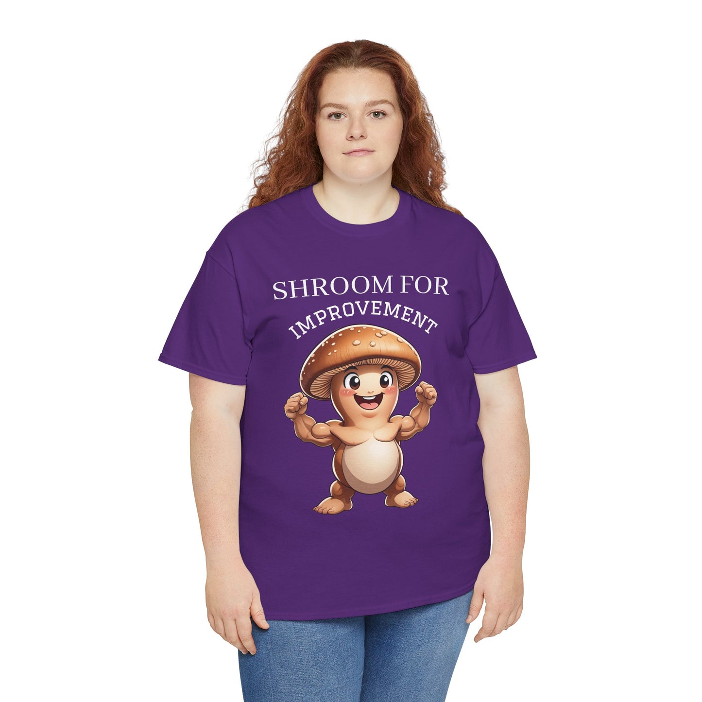 Shroom For Improvement (2) Mushroom Pun Tee