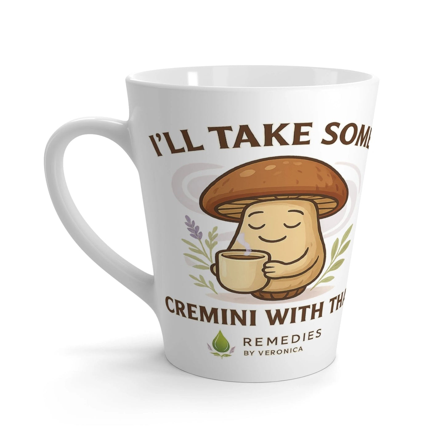 Cozy Mushroom Latte Mug | Cute Coffee Cup, Gift for Coffee Lovers, Home Décor, Unique Kitchenware, Funny Mug by Printify