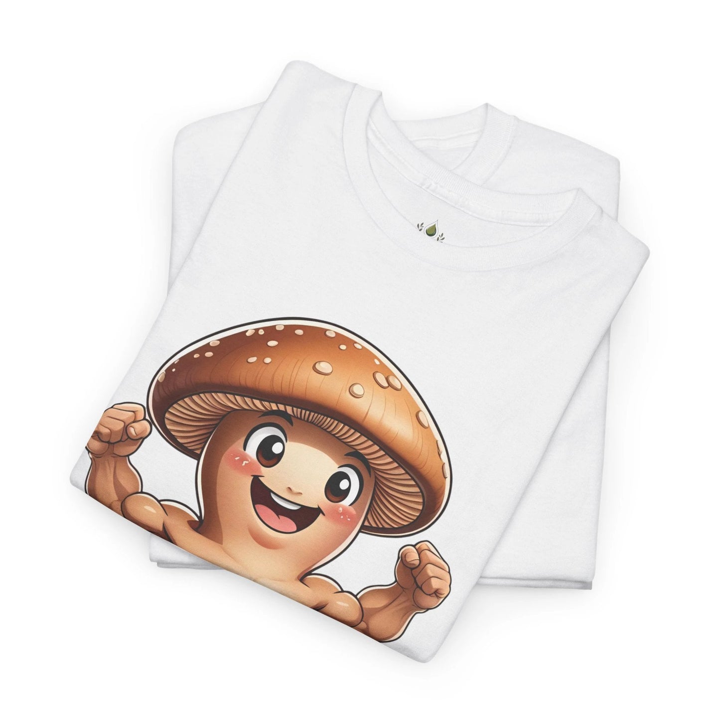 Mushroom Tee — "Shroom for Improvement" Whimsical Wellness Shirt by Printify