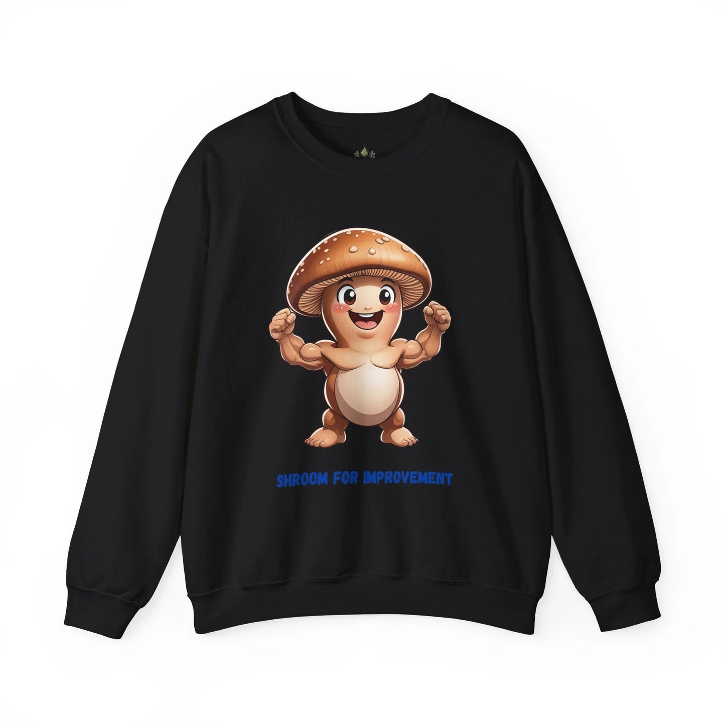 Shroom for Improvement Crewneck Sweatshirt by Printify