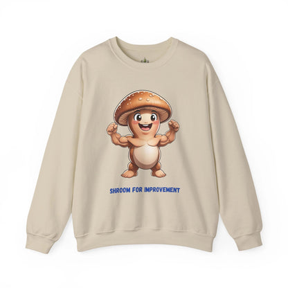 Shroom for Improvement Crewneck Sweatshirt by Printify