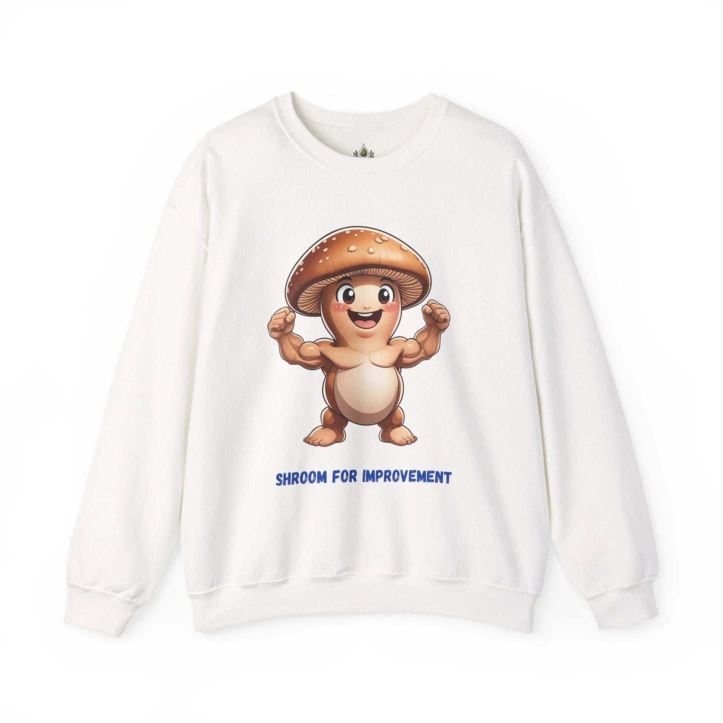 Shroom for Improvement Crewneck Sweatshirt by Printify