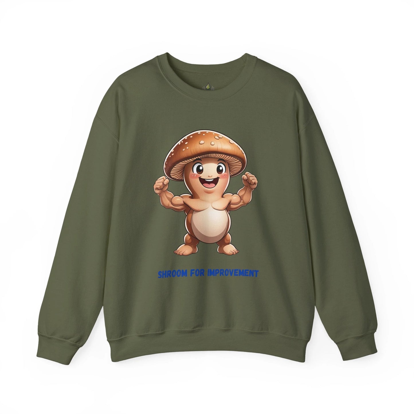 Shroom for Improvement Crewneck Sweatshirt by Printify