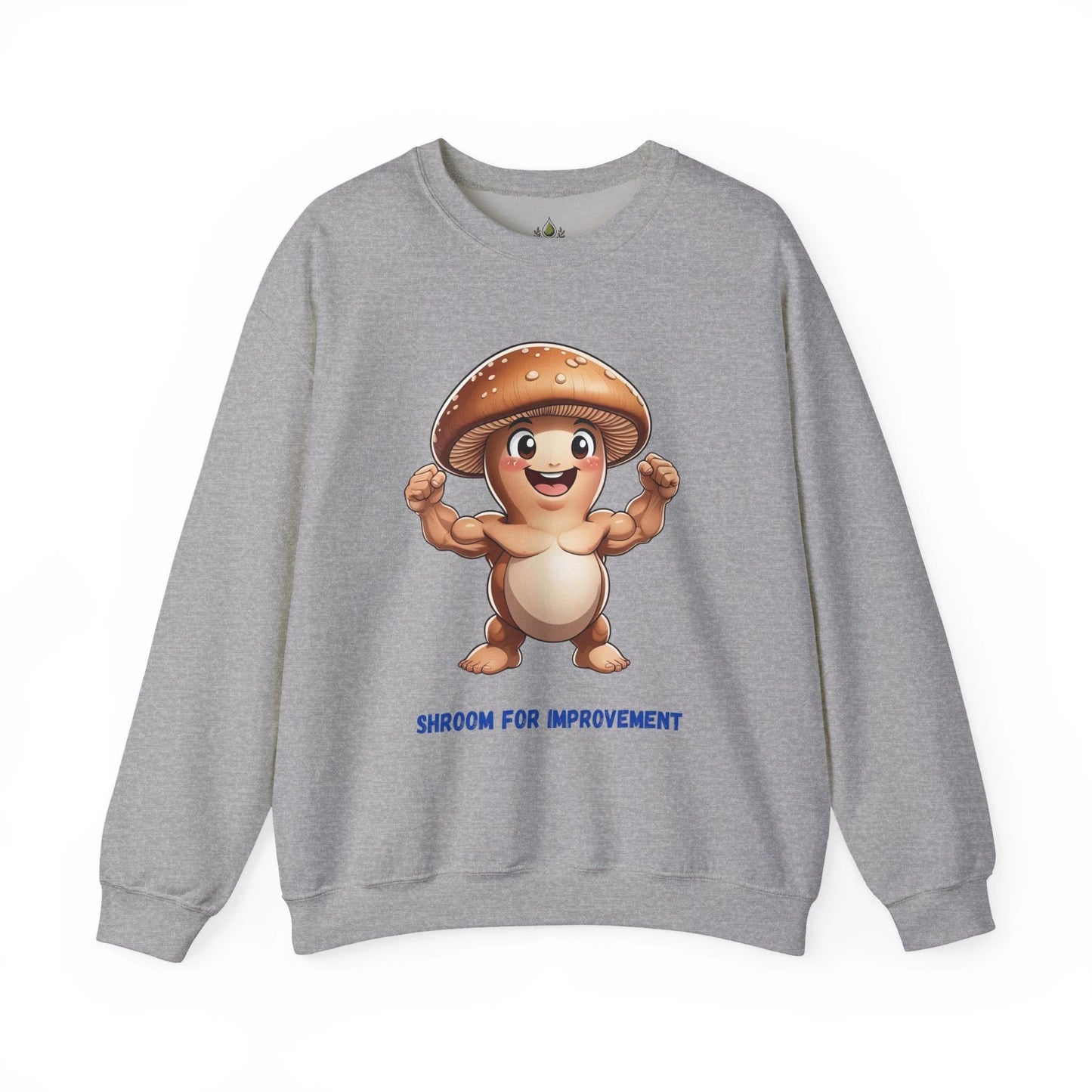 Shroom for Improvement Crewneck Sweatshirt by Printify
