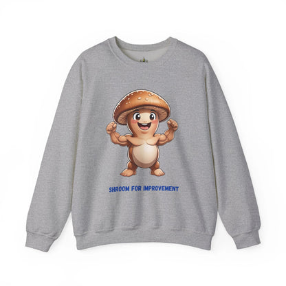 Shroom for Improvement Crewneck Sweatshirt by Printify