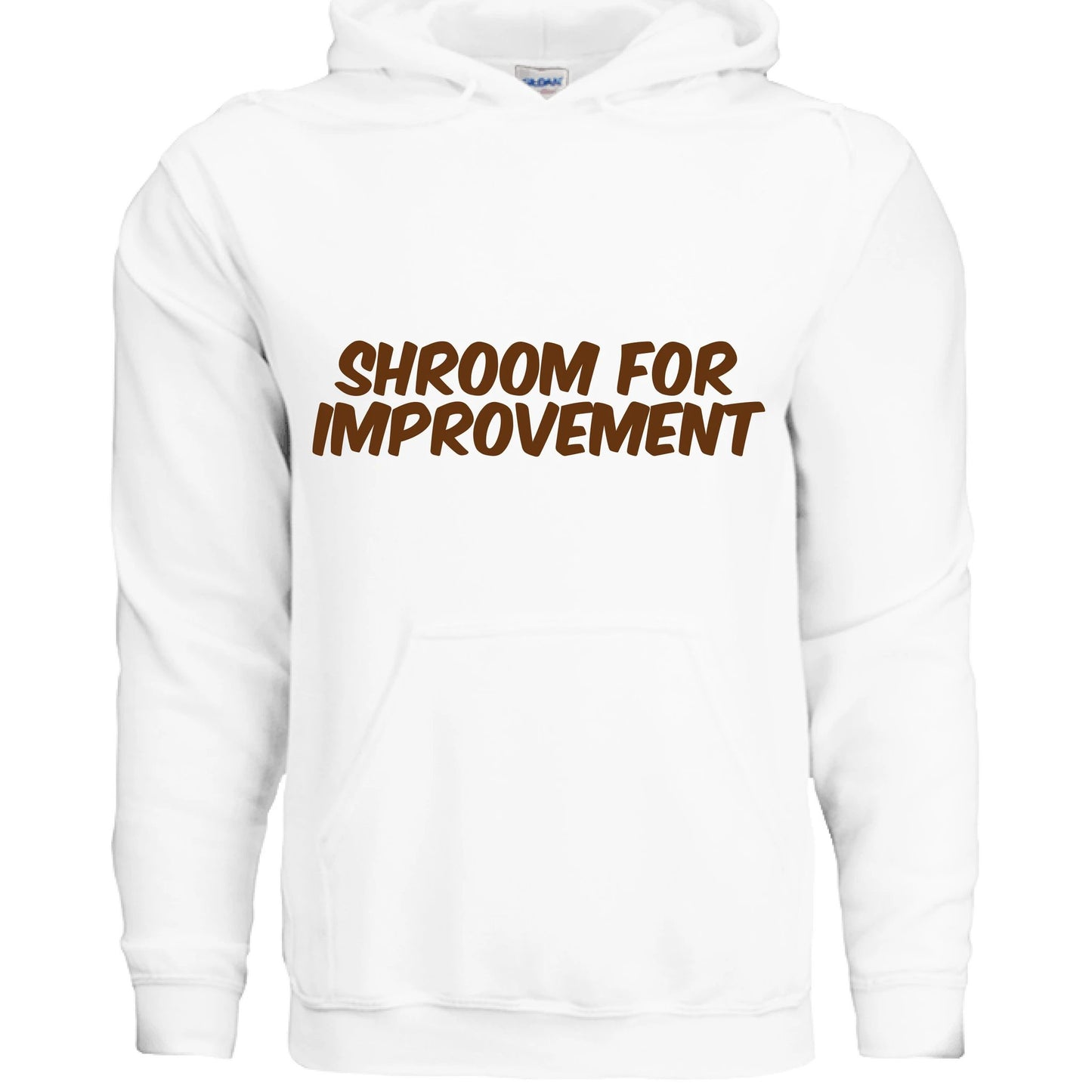 Shroom For Improvement Funny Hoodie by Remedies By Veronica